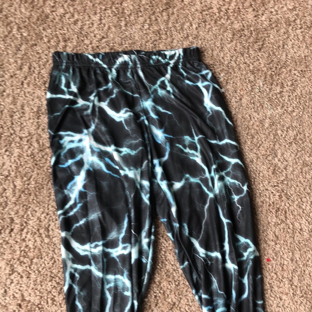 Lightning Bolt Silk Leggings
